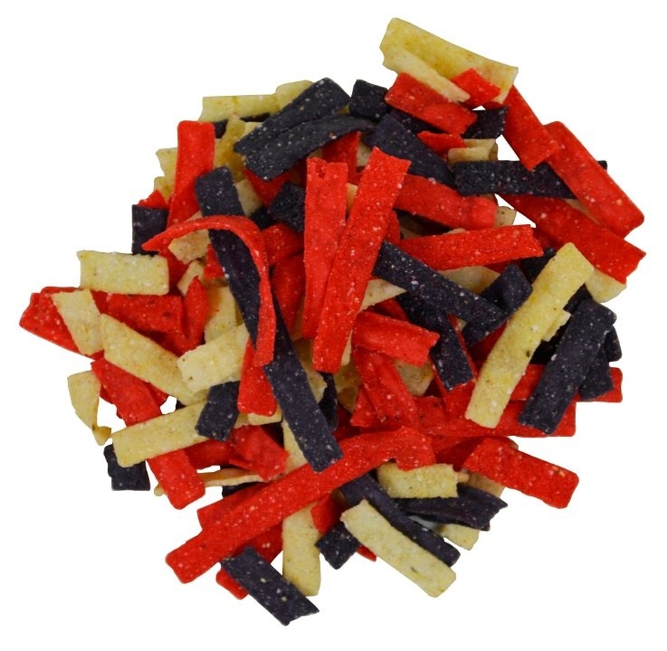 image of Tortilla Strips Tri-colored Fried