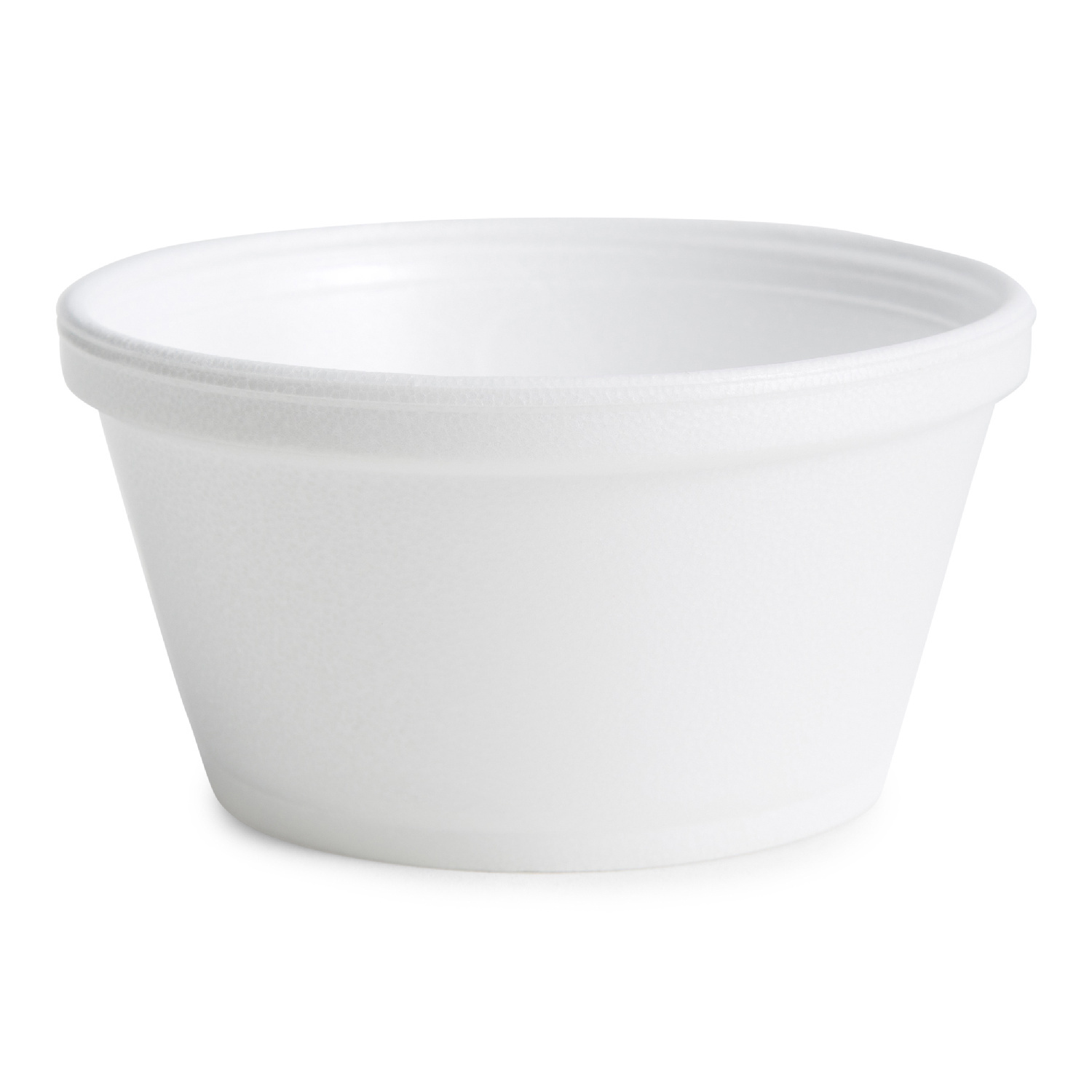 image of Container Foam Round White Squat 8 oz
