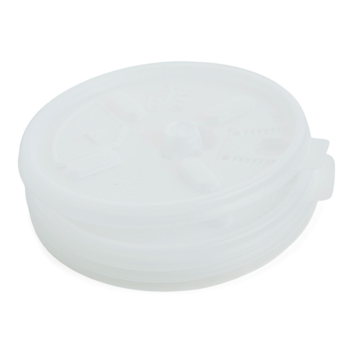 image of Lid Plastic Lock & Straw 12-24 oz