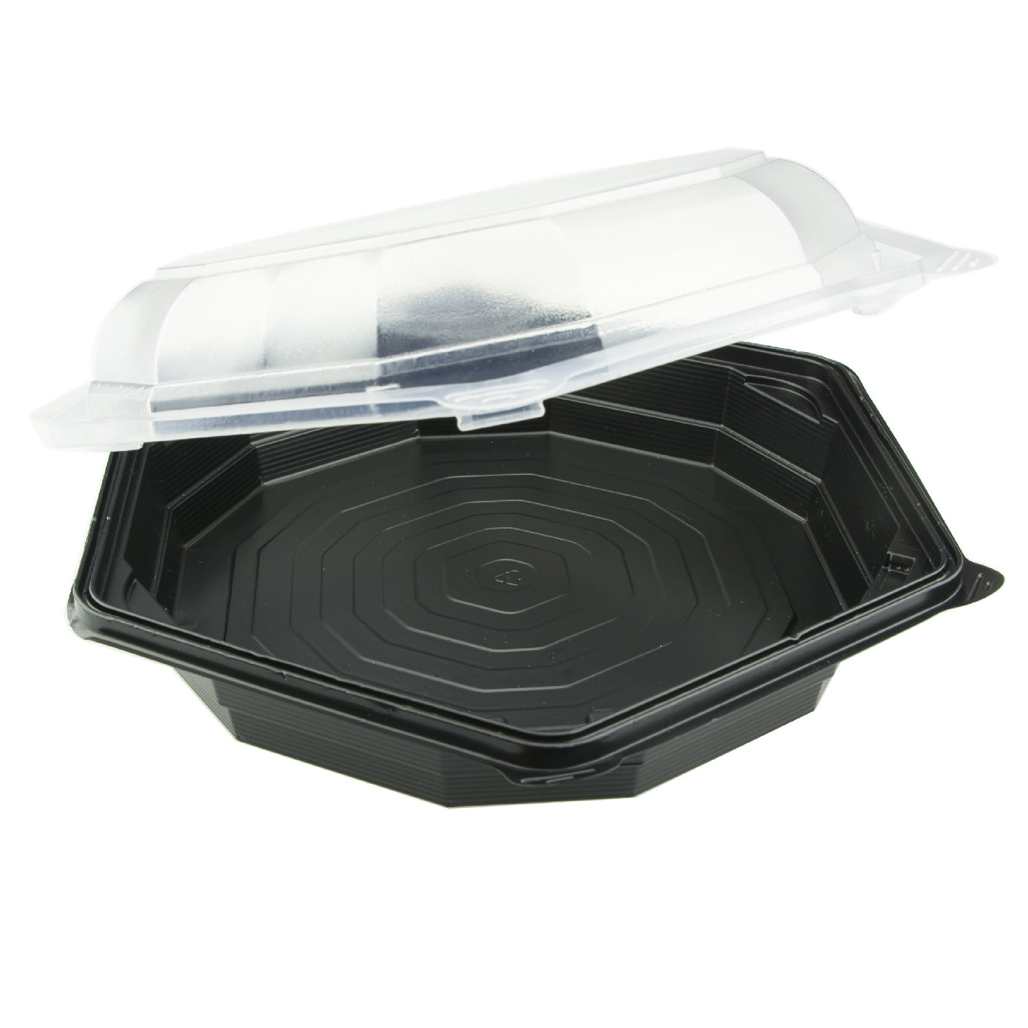 Image of Container Plastic Clear Hinged