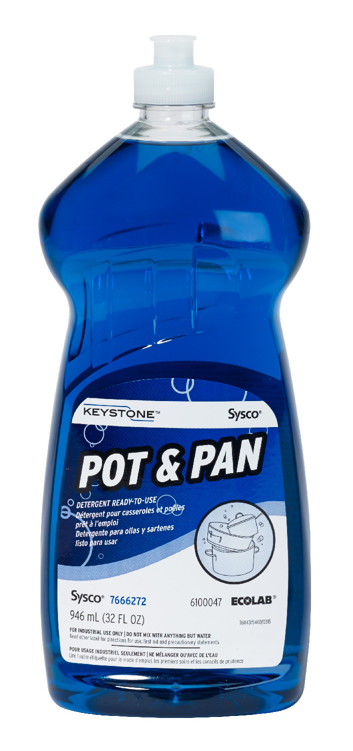 image of Detergent Pot & Pan Liquid Blue Ready-to-Use