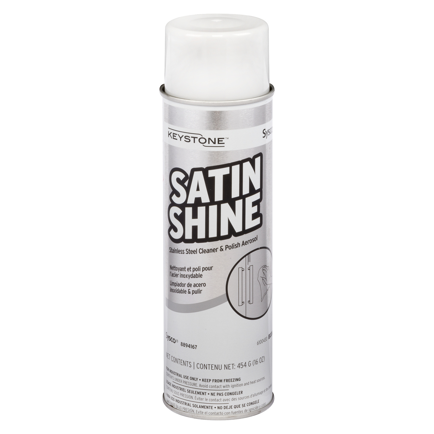 image of Polish Stainless Steel Satin Shine Aerosol